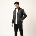 Adi Classic 3-Stripe Black Windbreaker Jacket | Lightweight Full-Zip Sportswear